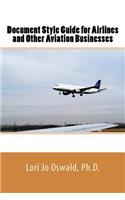 Document Style Guide for Airlines and Other Aviation Businesses