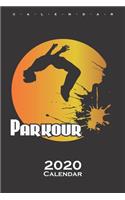 Parkour Backflip Calendar 2020