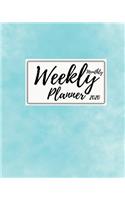 Weekly & Monthly Planner 2020: Jan 1, 2020 to Dec 31, 2020: Weekly & Monthly Planner + Calendar Views - Inspirational Quotes and Dividers Fancy Texture Cover(18 Fancy Planners 2020)