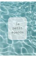 Le Petit Agenda Non Daté Minimaliste Aqua 2020