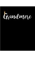 Grandmere: 2020 Monthly Planner Dated Journal 8" x 10" 110 pages Notebook