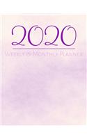 2020 Weekly & Monthly Planner