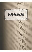 Madagascar: Ruled Travel Diary Notebook or Journey Journal - Lined Trip Pocketbook for Men and Women with Lines