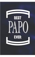 Best Papo Ever: Family life Grandpa Dad Men love marriage friendship parenting wedding divorce Memory dating Journal Blank Lined Note Book Gift