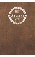 Beste Mälzerin der Welt: Der perfekte Terminplaner für Frauen, die in der Brauerei arbeiten - Geschenkidee - Geschenke - Geschenk