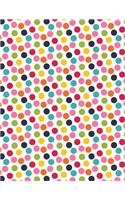 Polka Dot Notebook - 5x5 Graph Paper