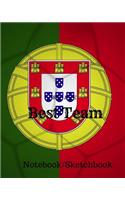 We are Best Team: Portugal Football / Soccer Team 106 Pages Unlined Notebook