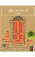 Journal baby daily log notebook