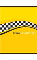 Chess Scoresheet: Chess Game Record Keeper Book, Chess Score Sheet, Chess Score Card, Chess Writing Note, Informal or Tournament play, Tracks one game with as many as