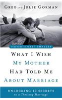 What I Wish My Mother Had Told Me about Marriage
