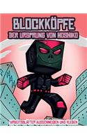 Arbeitsblätter Ausschneiden und Kleben (Blockköpfe - Der Ursprung von Hoshiko): Dieses Blockköpfe Papier -Bastelbuch für Kinder kommt mit 3 speziell ausgewählten Blockkopf-Charakteren, 4 zufälligen Charakteren und 1 Schwebeboard(2 Arbeitsblätter Ausschneiden Und Kleben)