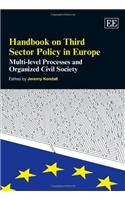 Handbook on Third Sector Policy in Europe