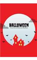 Halloween: Create Your Own Halloween Story Book, 100 Pages, Blood Red