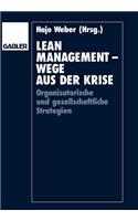 Lean Management -- Wege Aus Der Krise