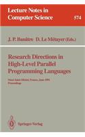 Research Directions in High-Level Parallel Programming Languages