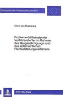 Probleme Drittbelastender Verfahrensfehler Im Rahmen Des Baugenehmigungs- Und Des Abfallrechtlichen Planfeststellungsverfahrens