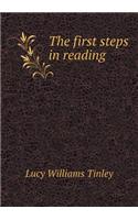 The first steps in reading