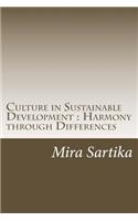 Culture in Sustainable Development