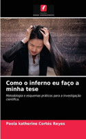 Como o inferno eu faço a minha tese