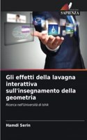 Gli effetti della lavagna interattiva sull'insegnamento della geometria