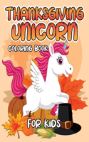 Thanksgiving Unicorn Coloring Book for Kids