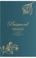 Password Log Book - Alphabetical Password Book Organizer and Other Internet Login Information - Key Logbook - No more forgetting passwords - Save The Key