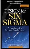 Design for Six SIGMA, Chapter 12 - Fundamentals of Experimental Design
