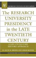 The Research University Presidency in the Late Twentieth Century