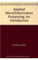 Applied Word/Information Processing