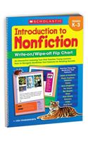 Introduction to Nonfiction Write-On/ Wipe-Off Flip Chart: An Interactive Learning Tool That Teaches Young Learners How to Navigate Nonfiction Text Features for Reading Success: An Interactive Learning Tool That Teaches Young Learners How to Navigate Nonfiction Text Features for Reading Success