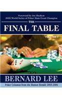 Final Table Volume I: Poker Columns from the Boston Herald: 2005-2006