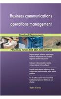 Business communications operations management Standard Requirements