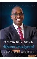 Testimony of An African Immigrant
