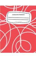 Composition Notebook: 7.44 x 9.69, 18.90 x 24.61cm - Wide Rule School Notebook Journal