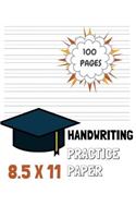 Handwriting Practice Paper: Notebook with Dotted Sheets for K-3 Students 100 Pages 8.5x11(1 Handwriting Practice Papers)