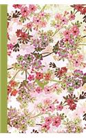 At-a-Glance Calendar Planner: 6x9 (Green Floral) Undated Monthly and Weekly Calendar