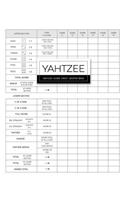 Yahtzee Score Sheet