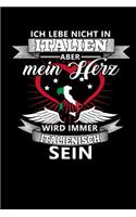 Ich Lebe Nicht in Italien Aber Mein Herz Wird Immer Italienisch Sein: Notizbuch A5 kariert 120 Seiten, Notizheft / Tagebuch / Reise Journal, perfektes Geschenk für alle dessen Heimat in Italien ist