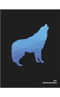 Wolf Composition Notebook