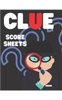 Clue Score Sheets