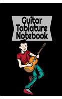 Blank Guitar Tab Notebook: Guitar Tablature Notebook for Guitarist, Guitar Player, Bassist, Acoustic Guitar and Electric Guitar, Medium Blank Guitar Tabs, 120 pages