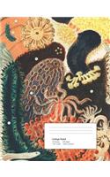 Composition Notebook: College Ruled Blank Lined Cute Notebooks Great Barrier Reef for Girls Teens Kids School Writing Notes Journal (7.5 X 9.25 In)