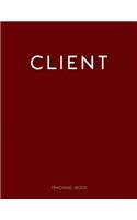 Client Tracking Book