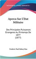 Apercu Sur L'Etat Militaire
