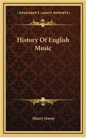History Of English Music