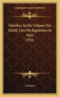 Schreiben An Die Verfasser Der Schrift, Uber Die Begrabnisse In Wien (1781)