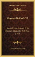 Memoires De Conde V5