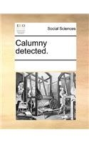Calumny Detected.