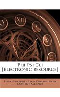 Phi Psi CLI [Electronic Resource]