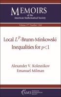 Local Lp -Brunn-Minkowski Inequalities for p < 1